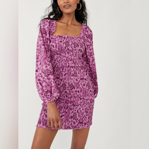 Free People Smock It To Me Minidress NWT! - Picture 11 of 13